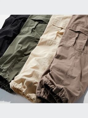 Uniqlo Cargo Pants - Black, Olive, Cream